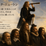 【アイザック・ニュートンの名言】「巨人の肩の上に乗っていたからです」に込められた謙虚さと感謝の心