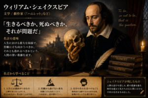 【ウィリアム・シェイクスピアの名言】「生きるべきか、死ぬべきか、それが問題だ」の意味を解説